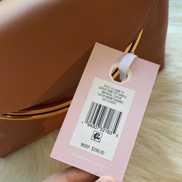 Louise Et Cie Diam Top Leather Hand Bag Purse - Picture 4 of 8